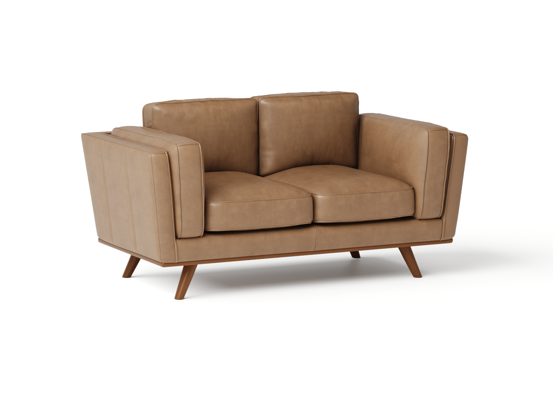 Olafur Leather Two Seat Sofa 2