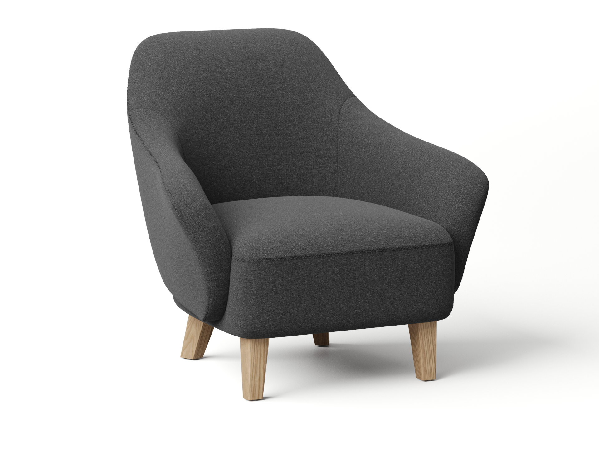 Pout Fabric Accent Chair 6