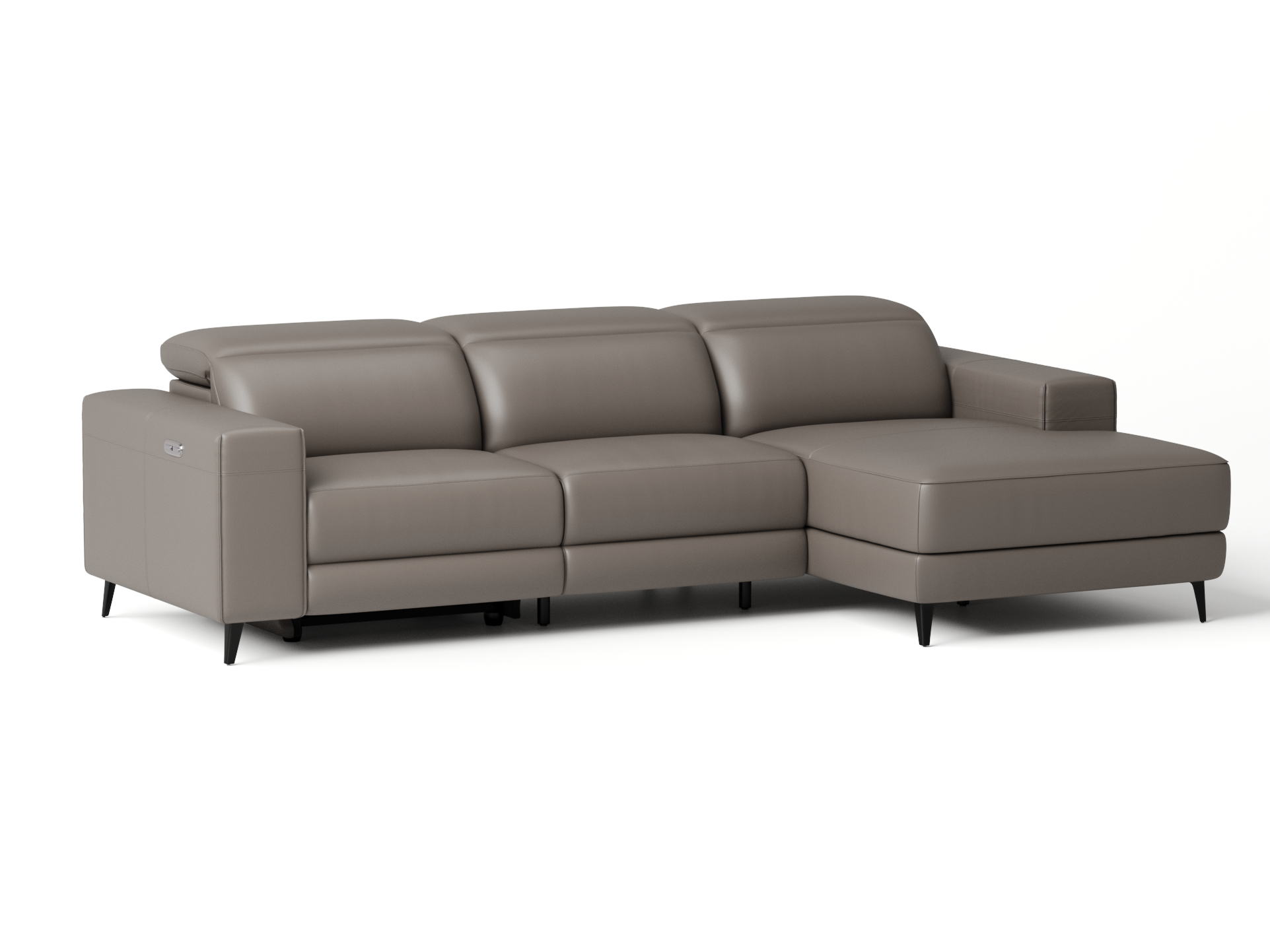 Stirling Leather Recliner Chaise Lounge Option A 5