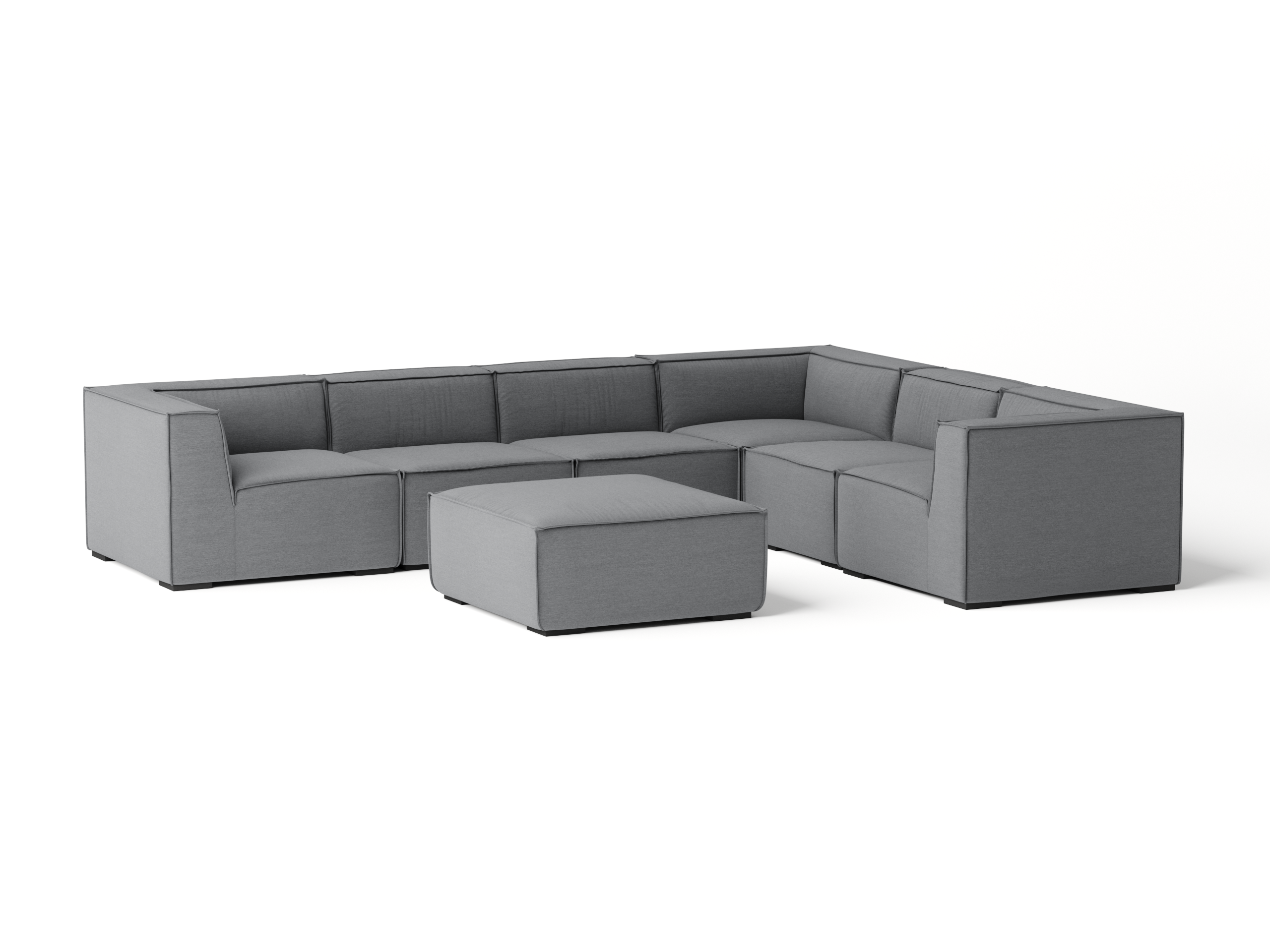 Toft Outdoor Fabric Corner Lounge 6