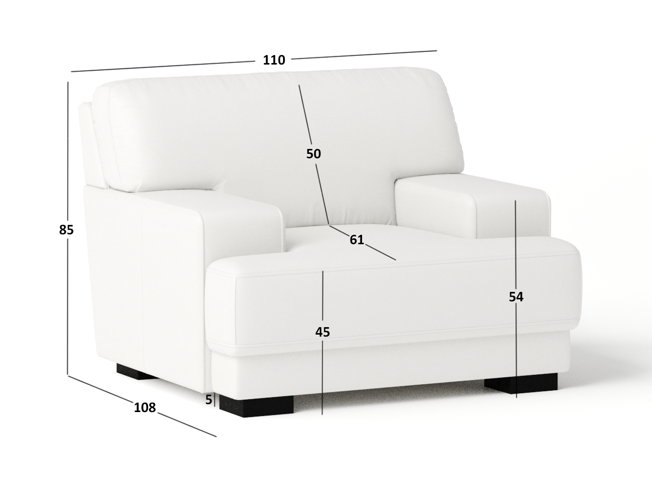 Volante Leather Armchair 4