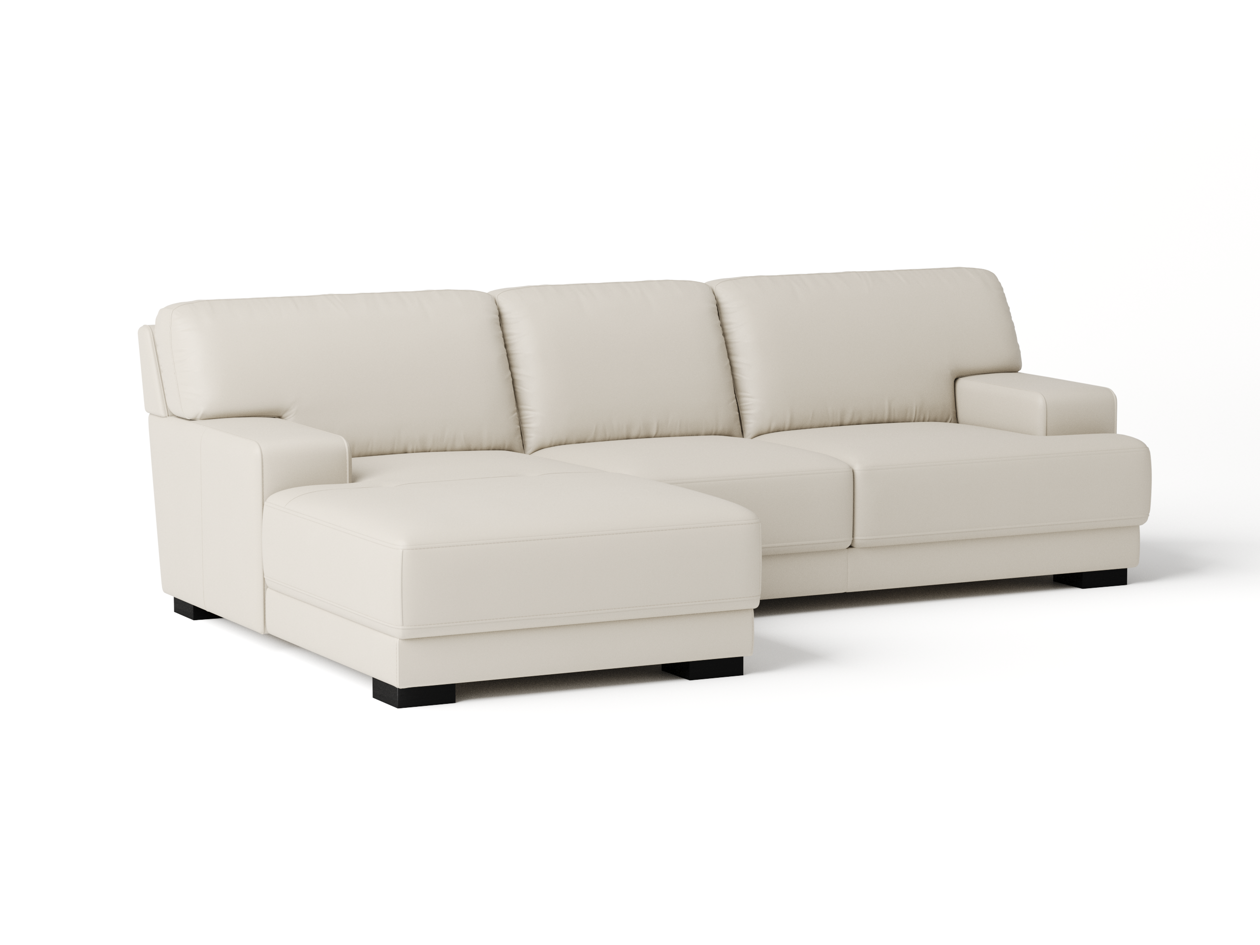 Volante Leather Chaise Lounge Option A 5