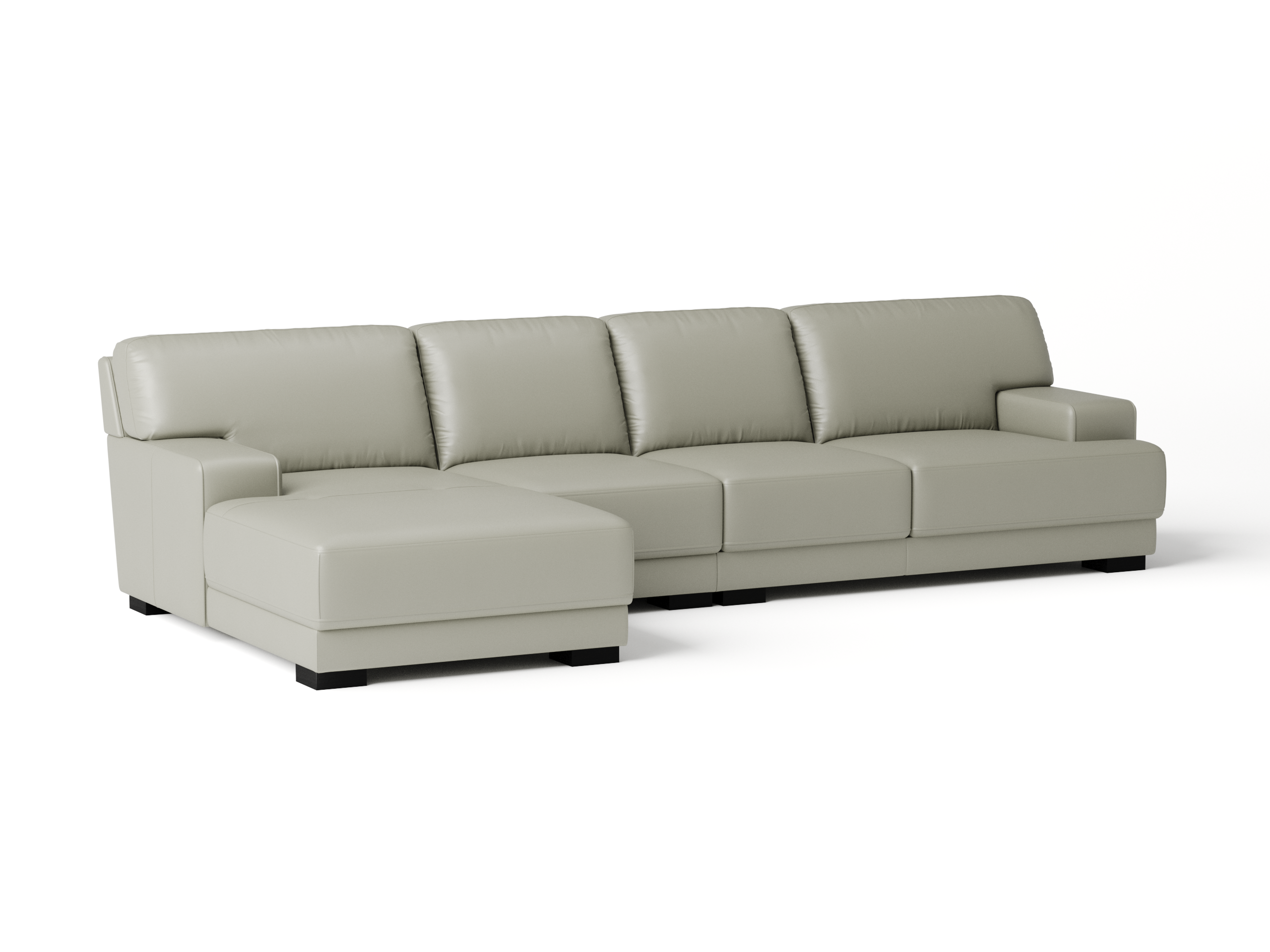 Volante Leather Chaise Lounge Option B 6