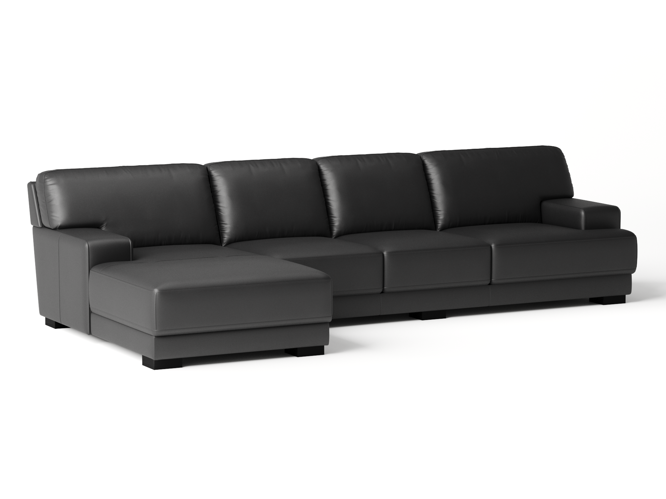 Volante Leather Chaise Lounge Option C 4