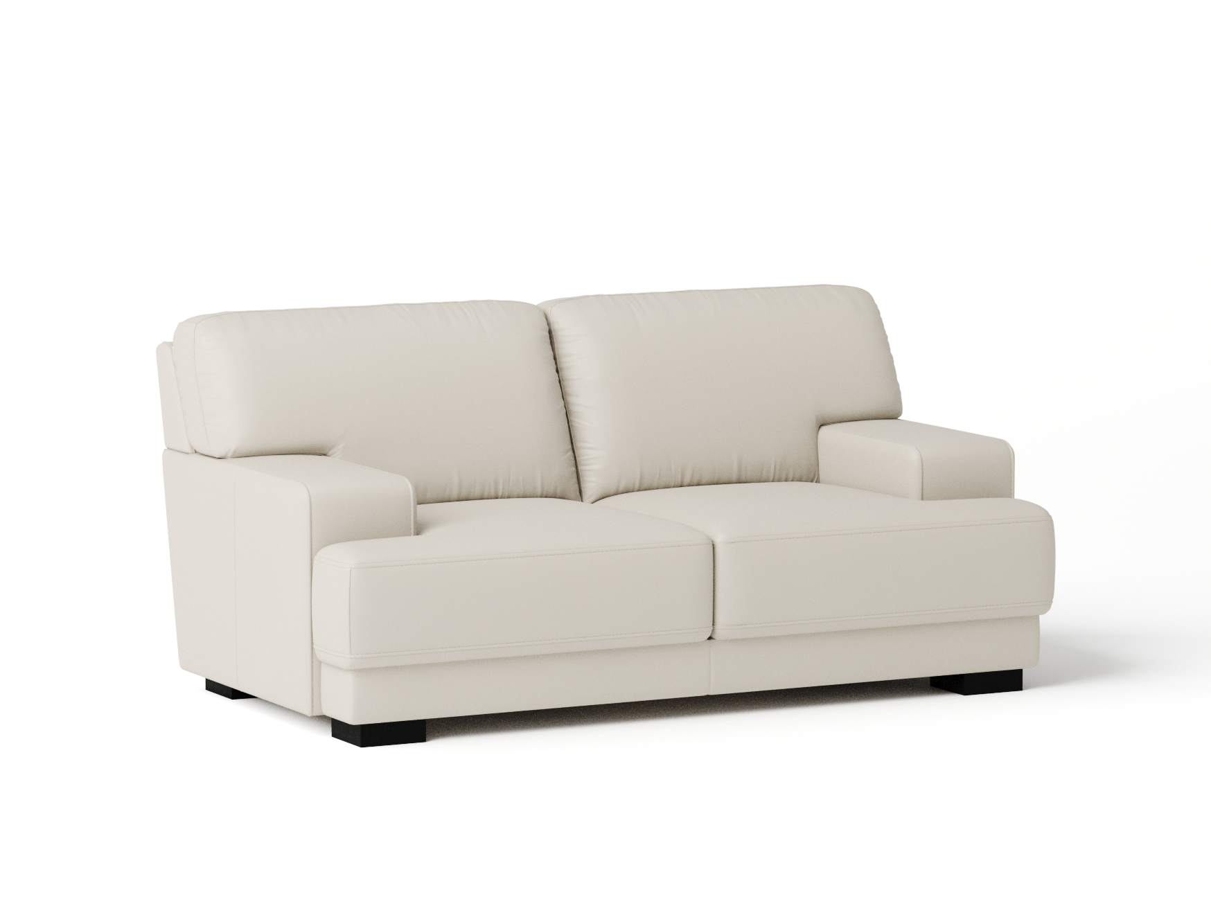 Volante Leather Two Seat Sofa 5