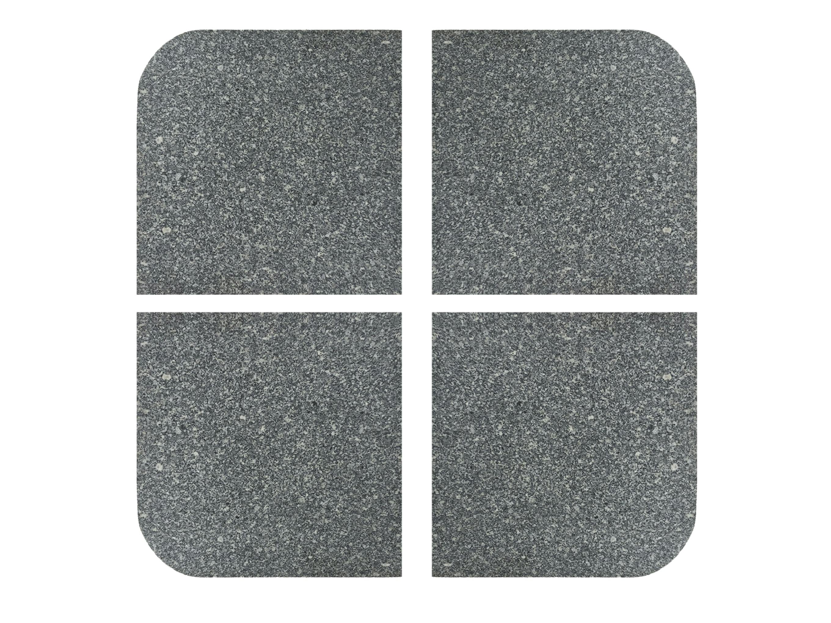 Shelta Granite Ballast Outdoor Base Set Of 4