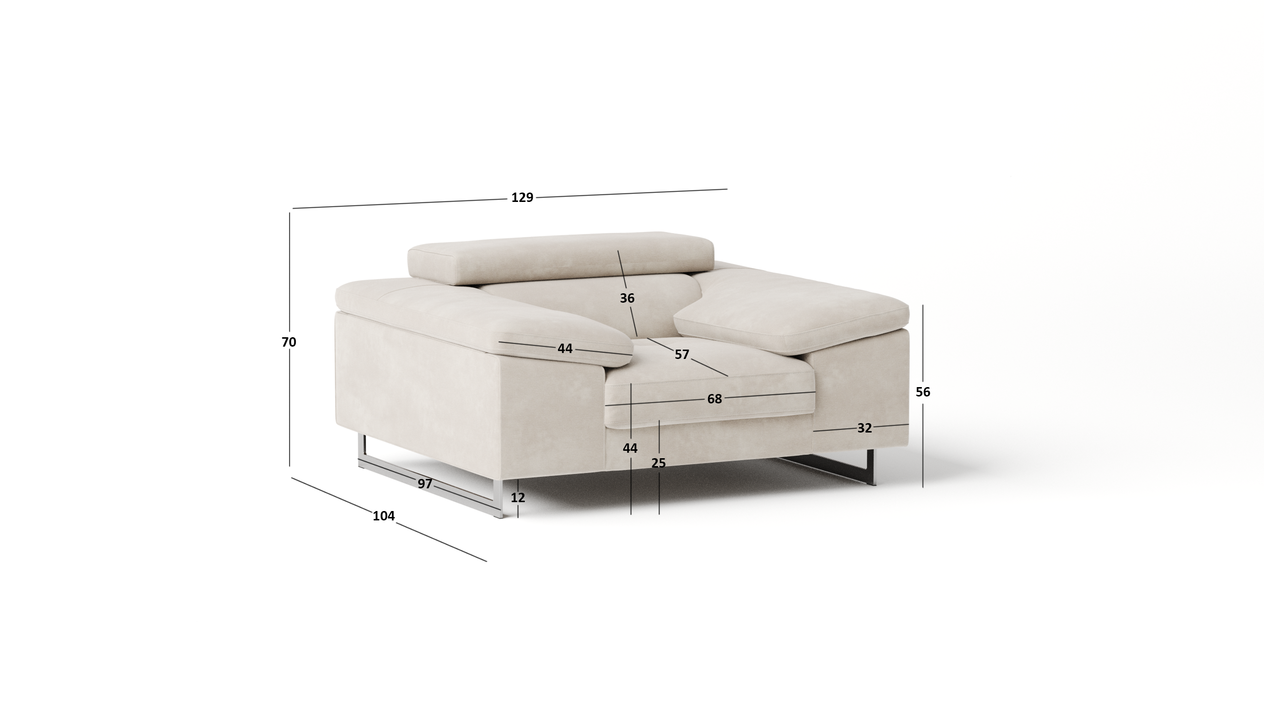 Boston Fabric Armchair