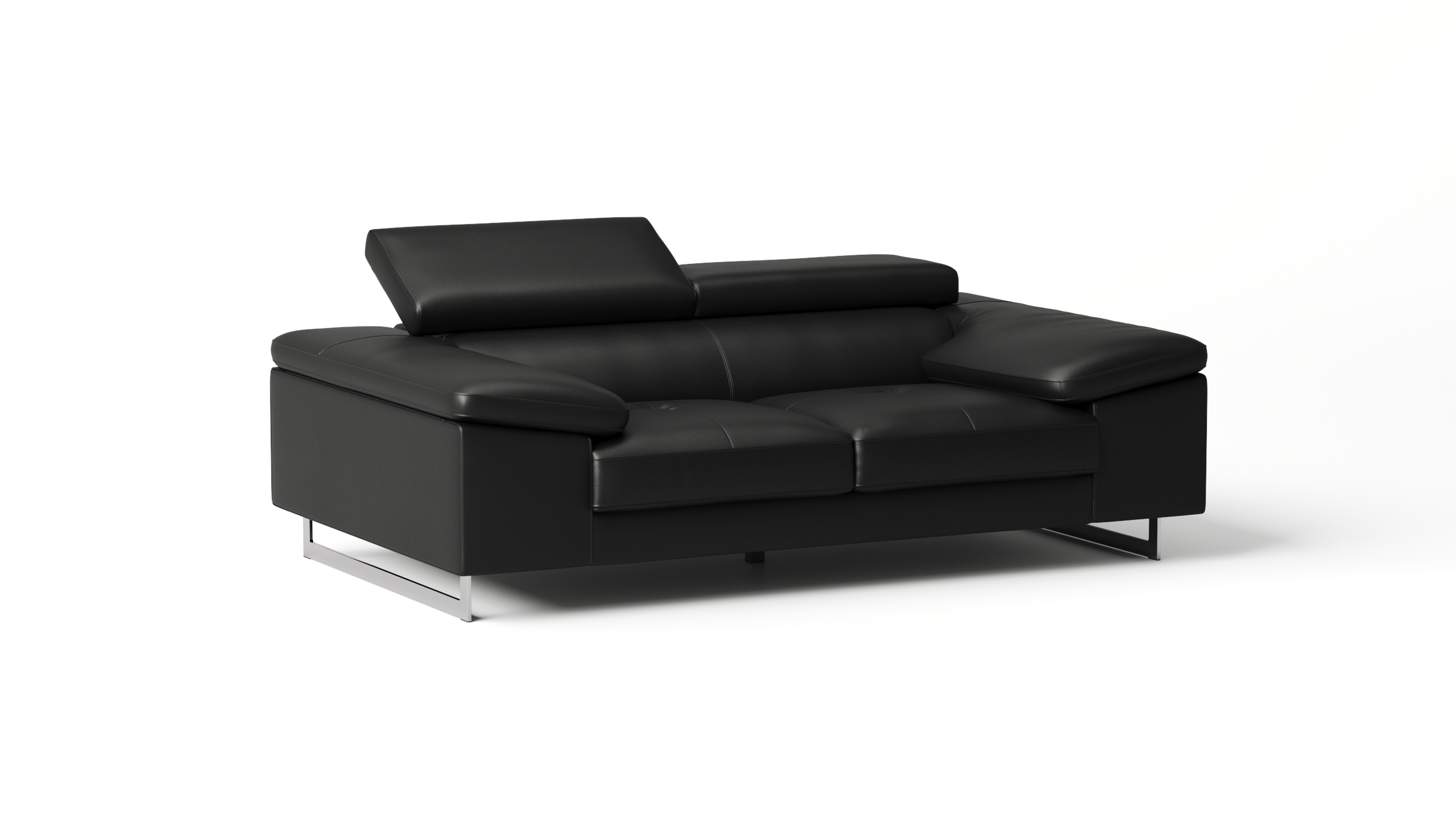 Boston Leather Two Seat Sofa