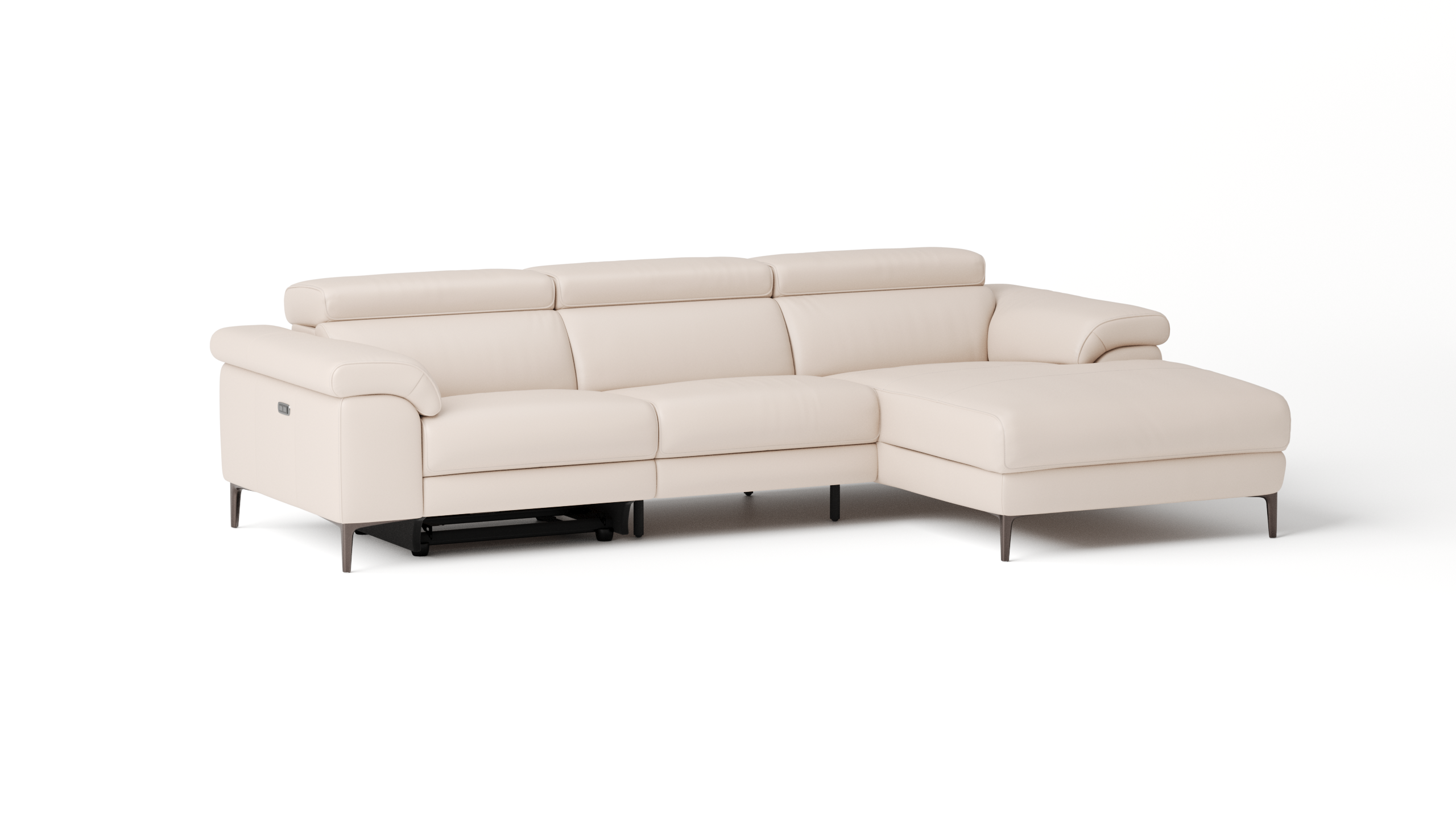 Carlisle Leather Recliner Chaise Lounge Option A