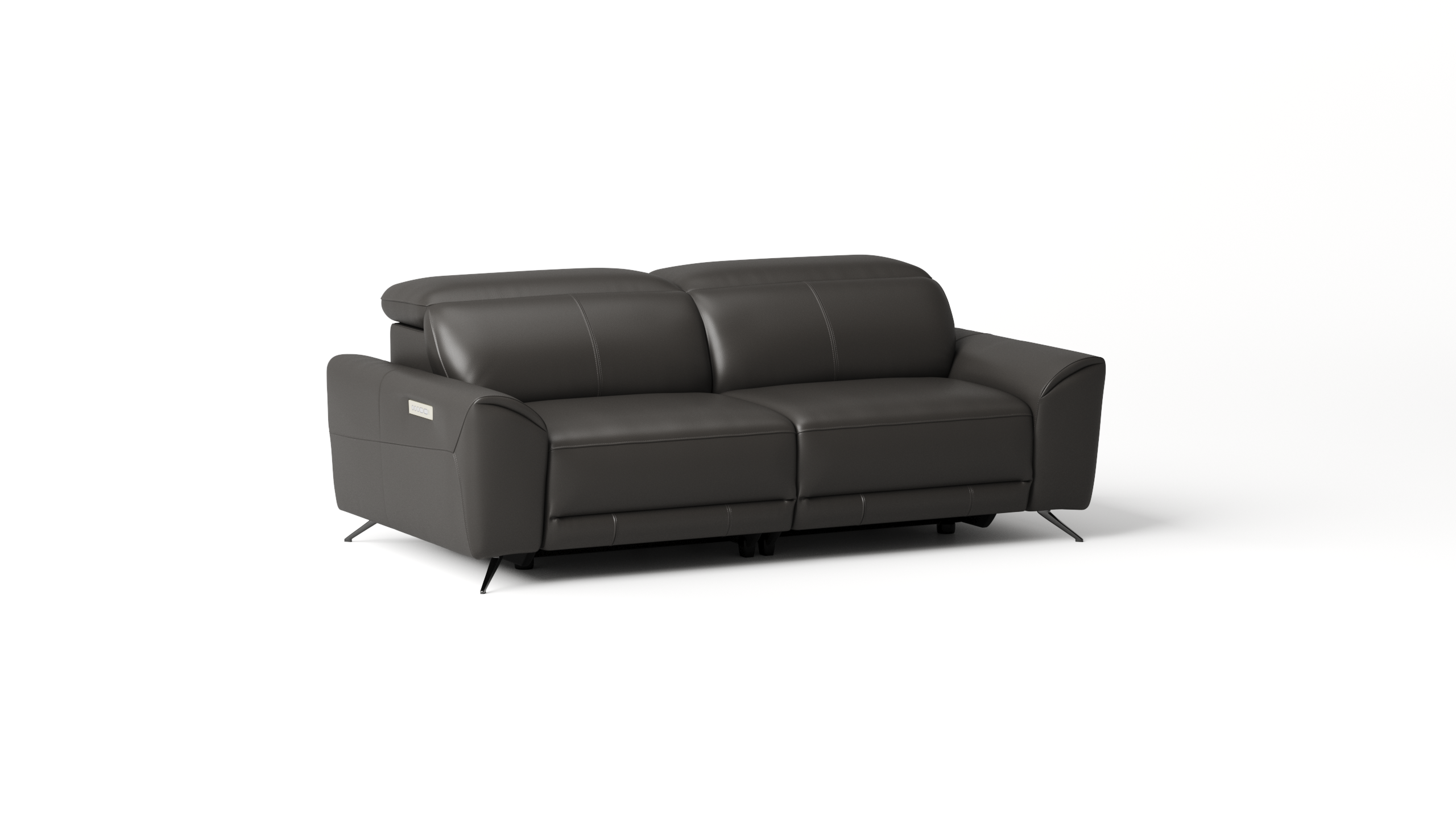 Dover Leather Recliner Two Seat Sofa