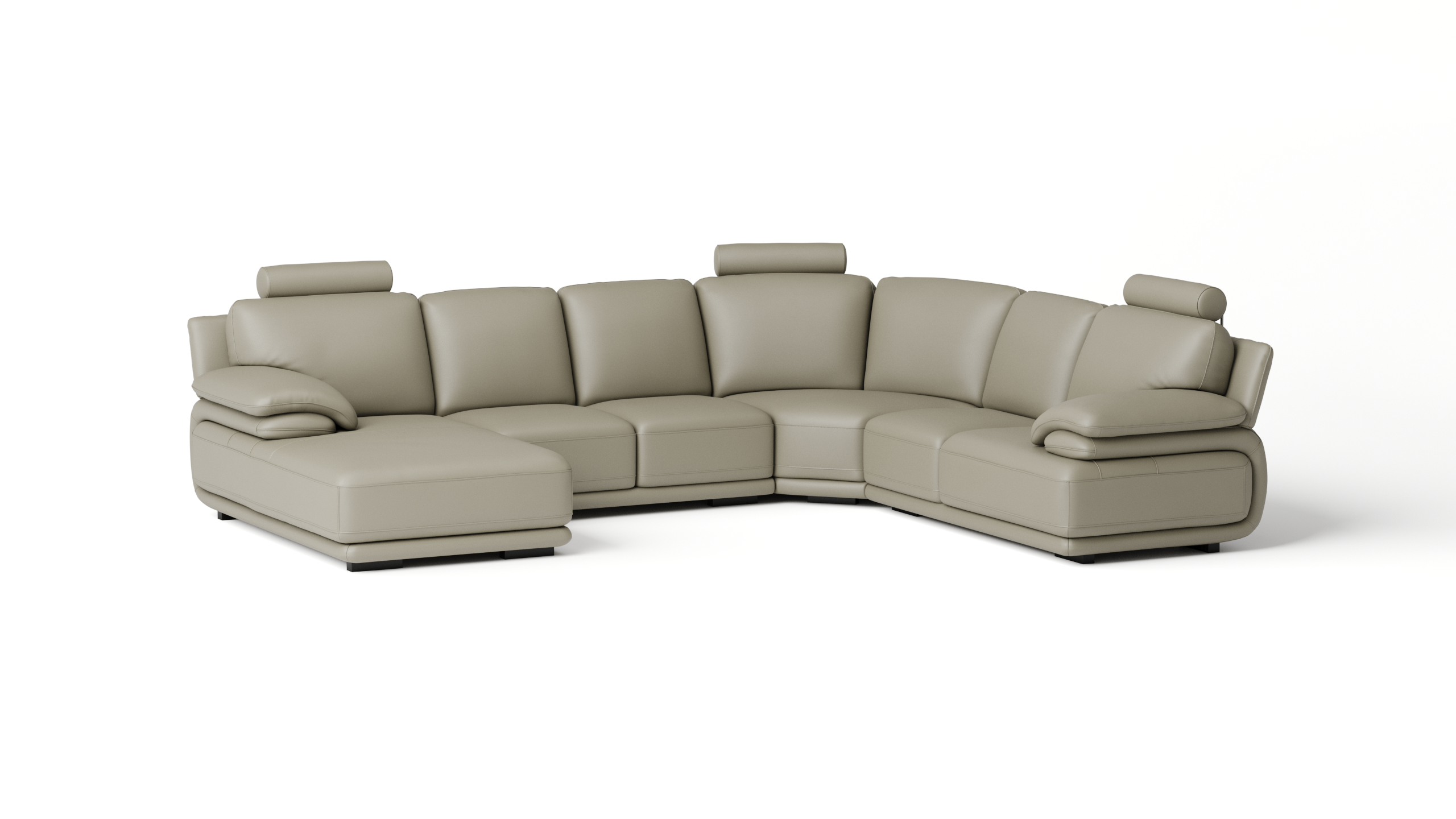 Juliet Leather Modular Lounge Option A