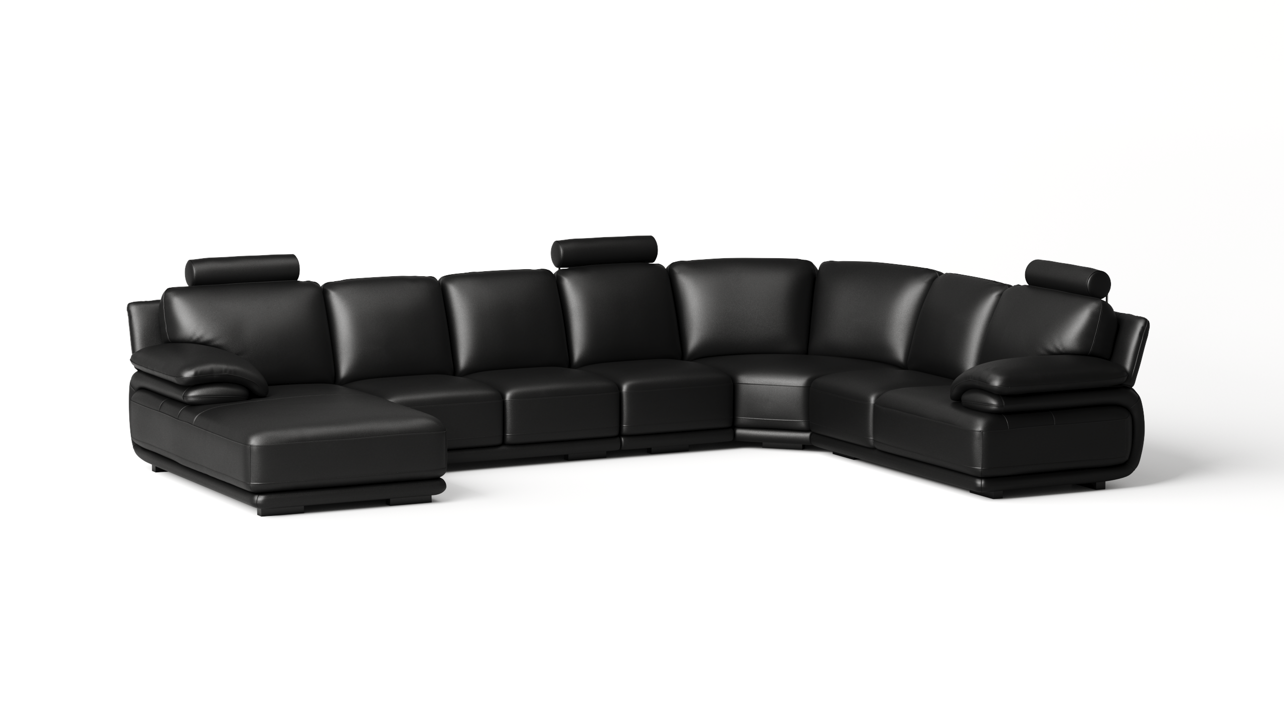 Juliet Leather Modular Lounge Option B