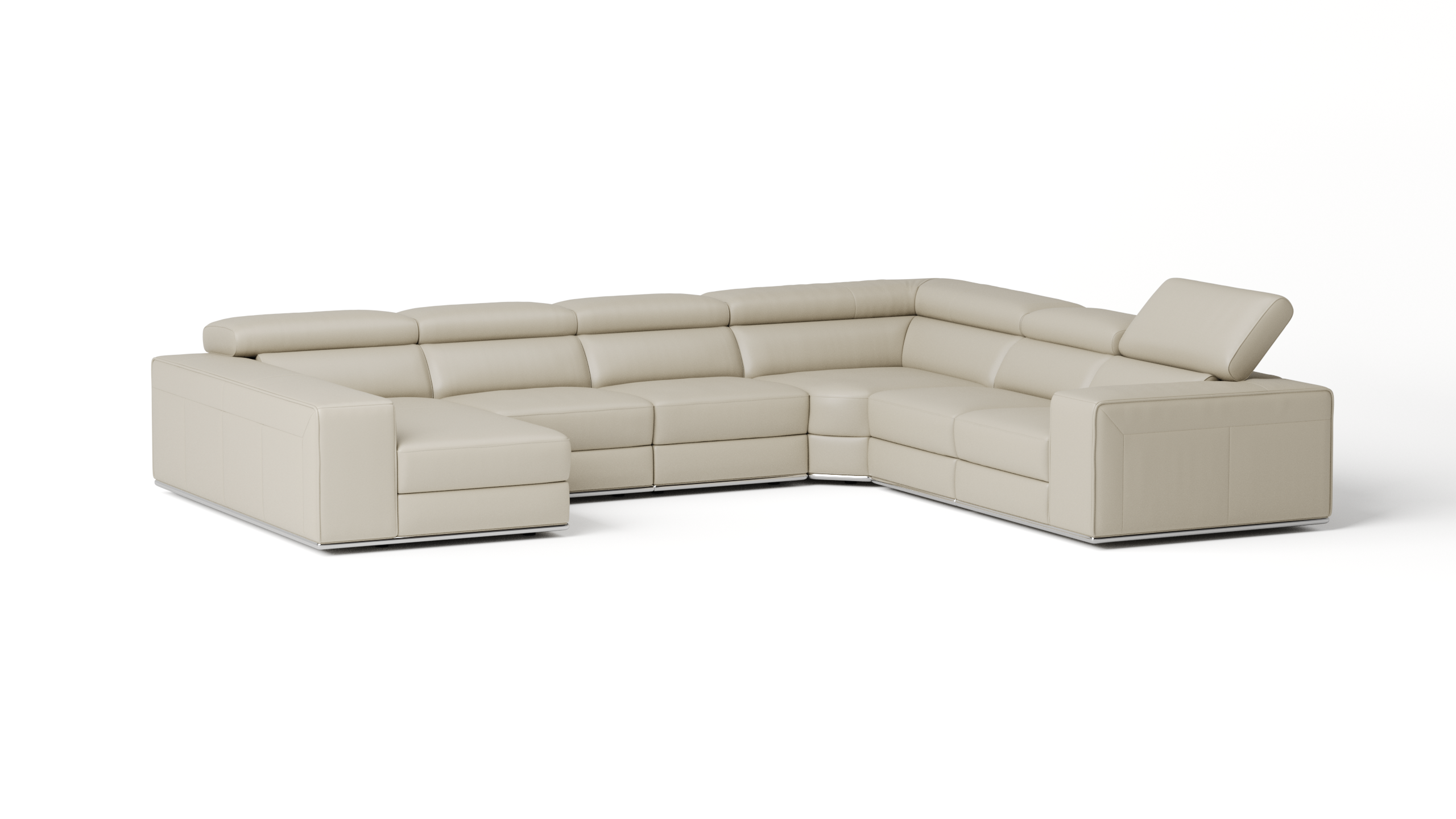 Lorenzo Leather Modular Lounge Option A