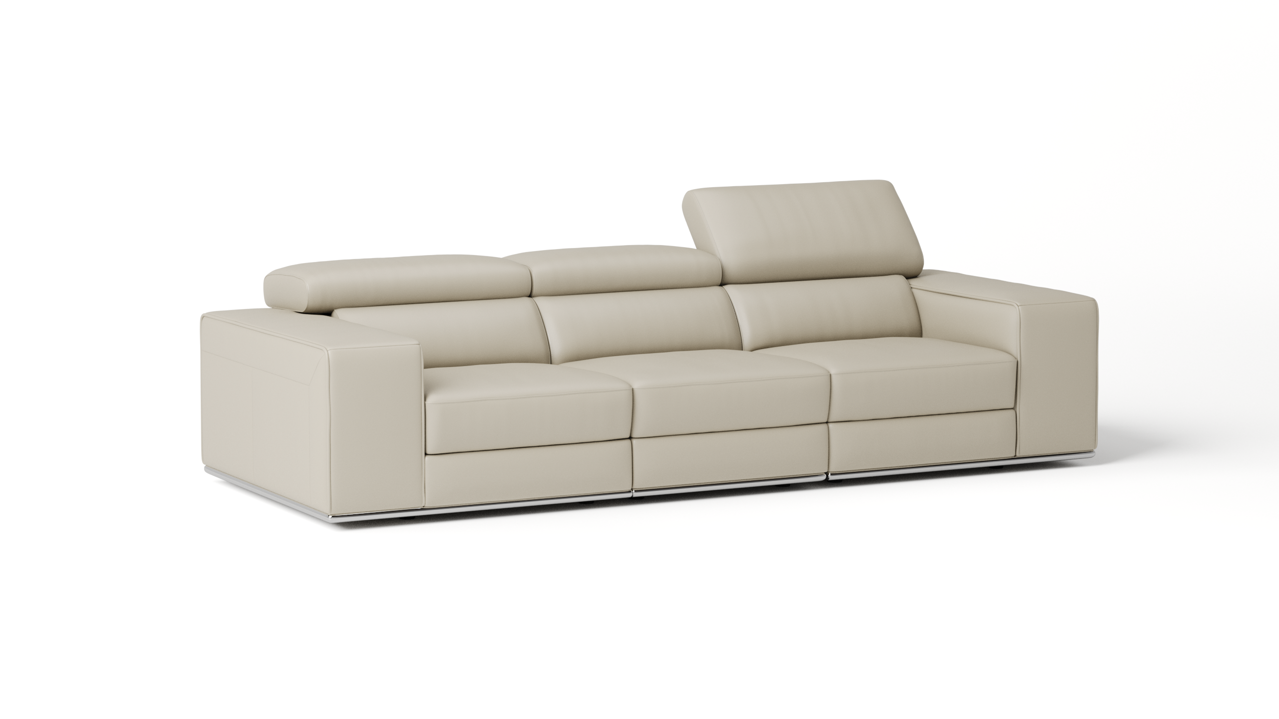 Lorenzo Leather Three Seat Sofa