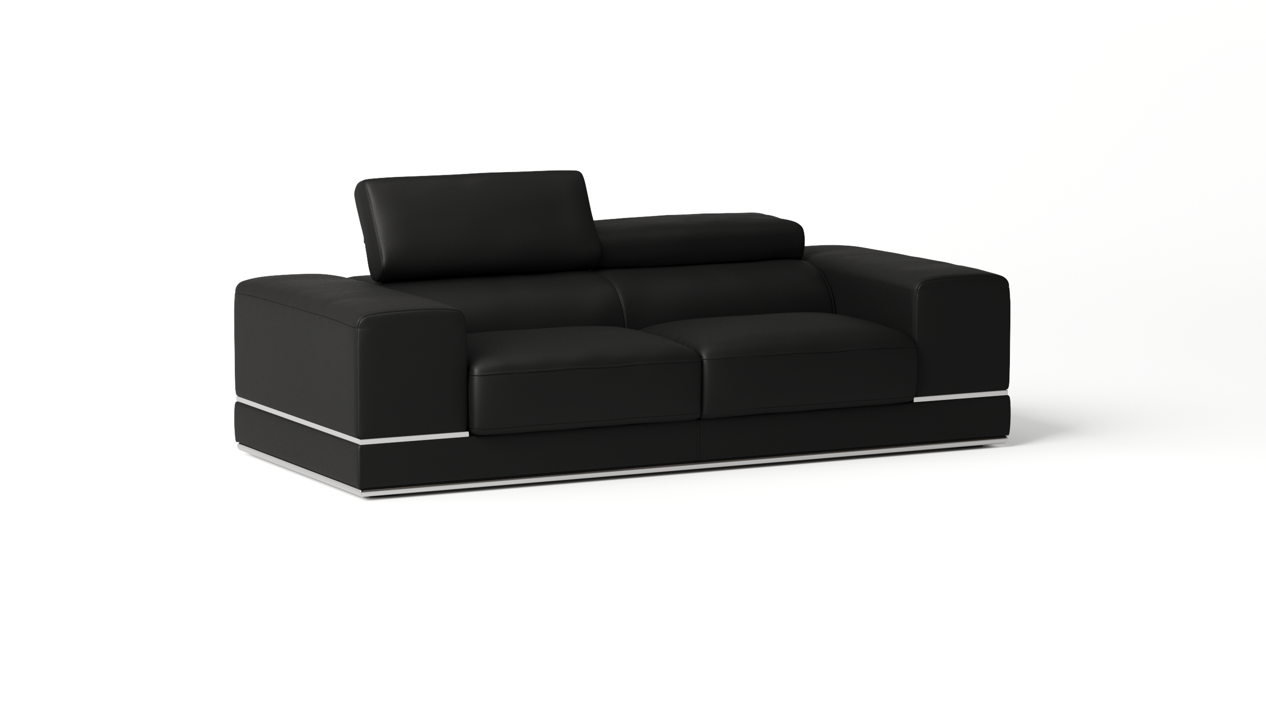 Napoleon Leather Two Seat Sofa