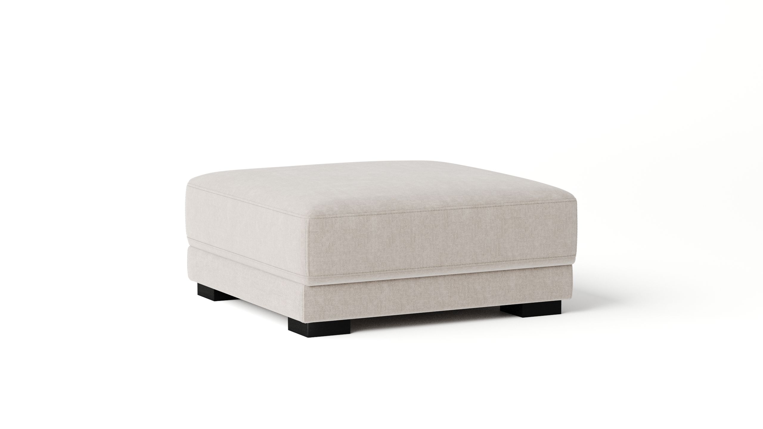 Volante Fabric Ottoman 100x100x45