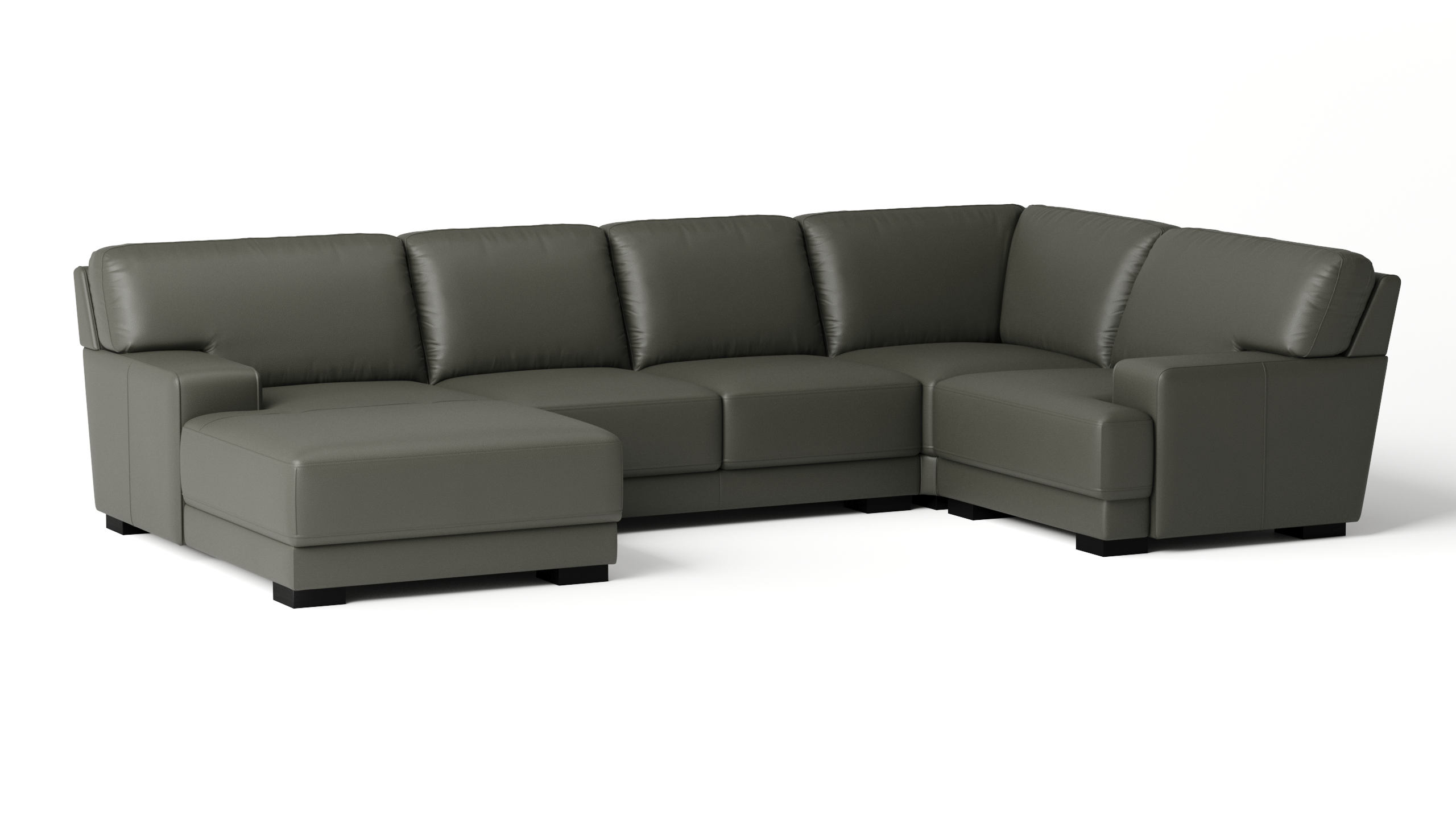 Volante Leather Modular Lounge Option C