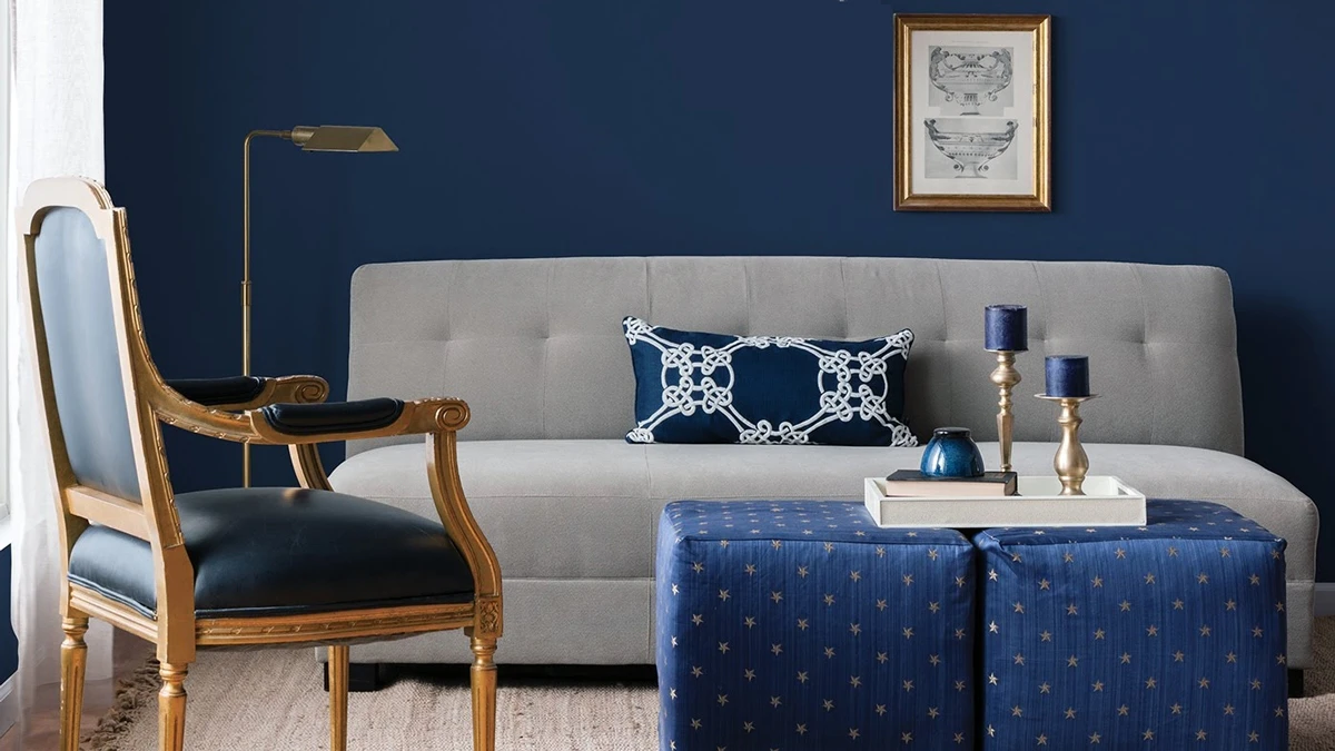 Using Dark Blue in Interior Spaces