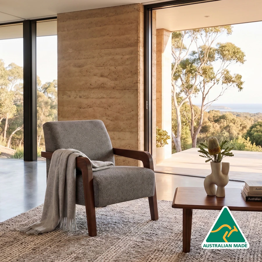 Australian-made lounge in a Lounge Life setting
